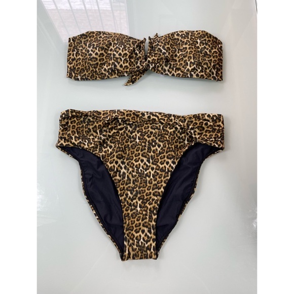 Solido 2 Piece Bikini Set In Leopard - Picture 3 of 8